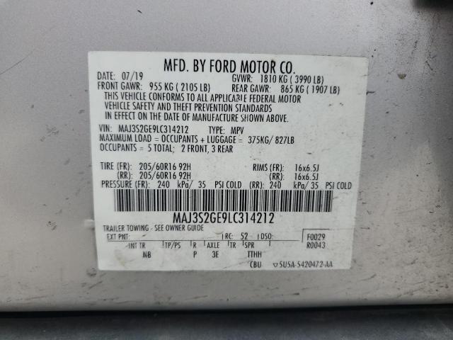 Photo 11 VIN: MAJ3S2GE9LC314212 - FORD ECOSPORT 