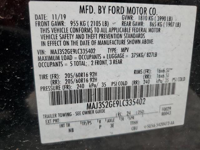 Photo 12 VIN: MAJ3S2GE9LC335402 - FORD ECOSPORT S 