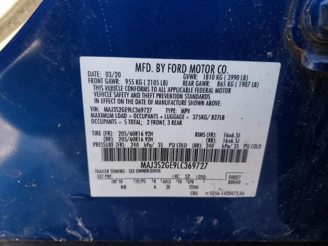 Photo 11 VIN: MAJ3S2GE9LC369727 - FORD ECOSPORT 