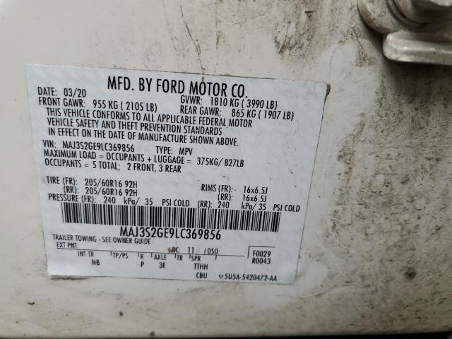 Photo 9 VIN: MAJ3S2GE9LC369856 - FORD ECOSPORT S 