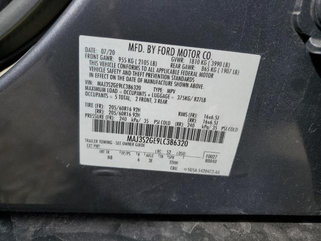 Photo 12 VIN: MAJ3S2GE9LC386320 - FORD ECOSPORT S 