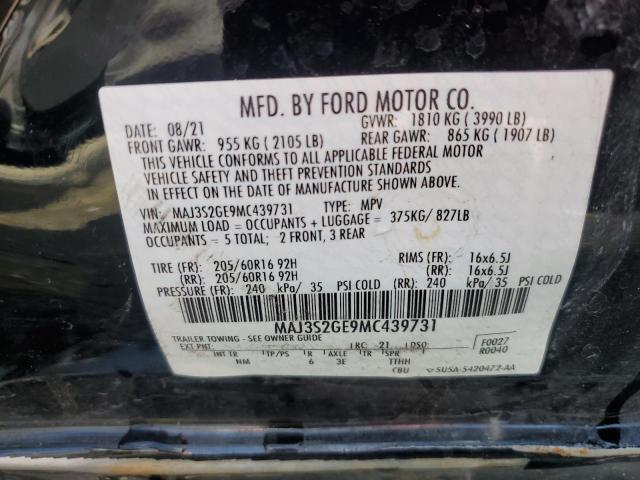 Photo 12 VIN: MAJ3S2GE9MC439731 - FORD ECOSPORT 