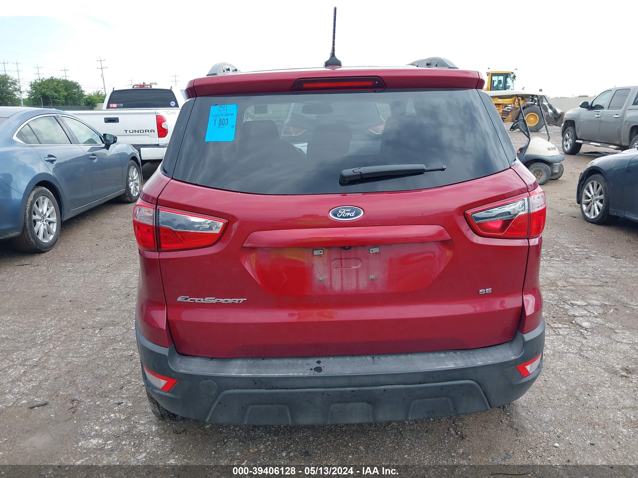 Photo 15 VIN: MAJ3S2GE9MC439986 - FORD ECOSPORT 