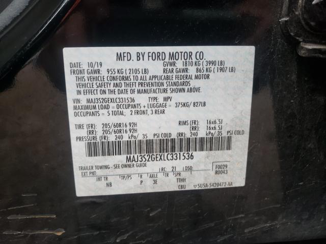 Photo 9 VIN: MAJ3S2GEXLC331536 - FORD ECOSPORT S 