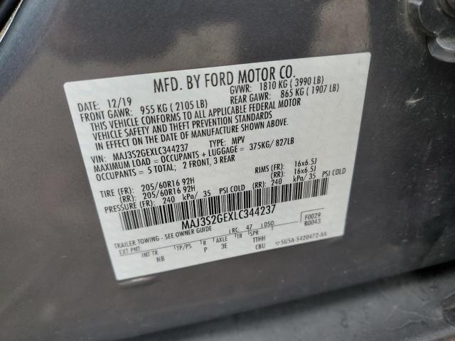 Photo 12 VIN: MAJ3S2GEXLC344237 - FORD ECOSPORT S 