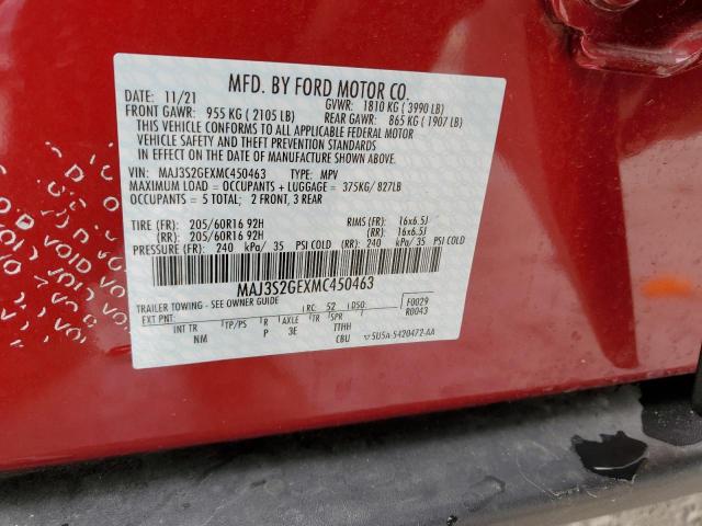 Photo 11 VIN: MAJ3S2GEXMC450463 - FORD ECOSPORT S 