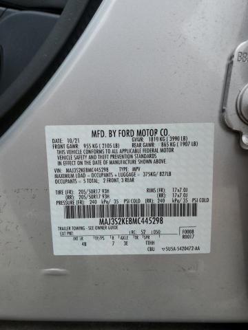 Photo 12 VIN: MAJ3S2KE8MC445298 - FORD ECOSPORT 