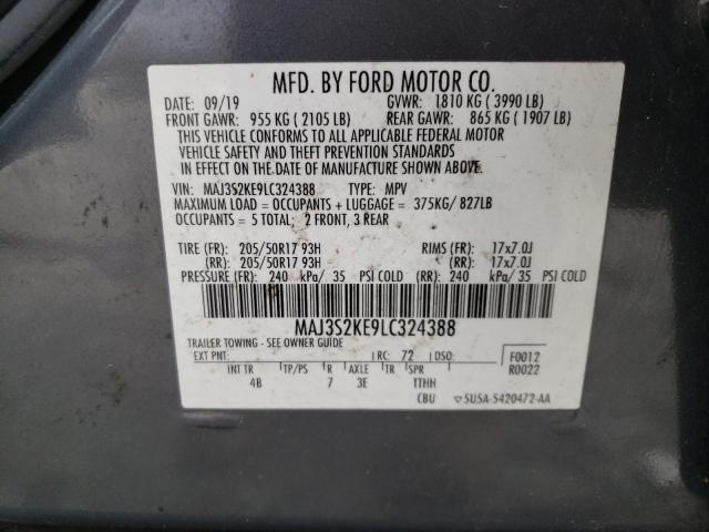 Photo 12 VIN: MAJ3S2KE9LC324388 - FORD ECOSPORT 