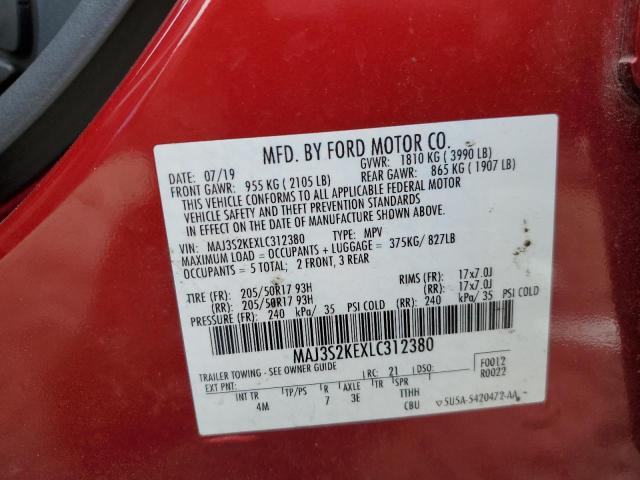 Photo 12 VIN: MAJ3S2KEXLC312380 - FORD ECOSPORT 