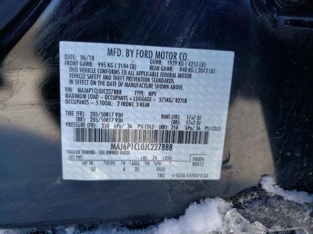 Photo 12 VIN: MAJ6P1CL0JC227888 - FORD ECOSPORT S 