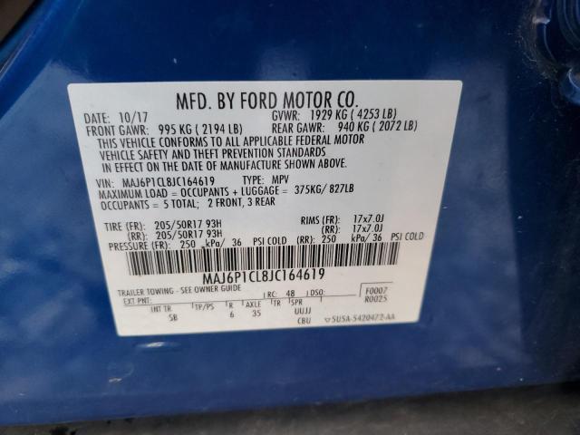 Photo 11 VIN: MAJ6P1CL8JC164619 - FORD ECOSPORT 