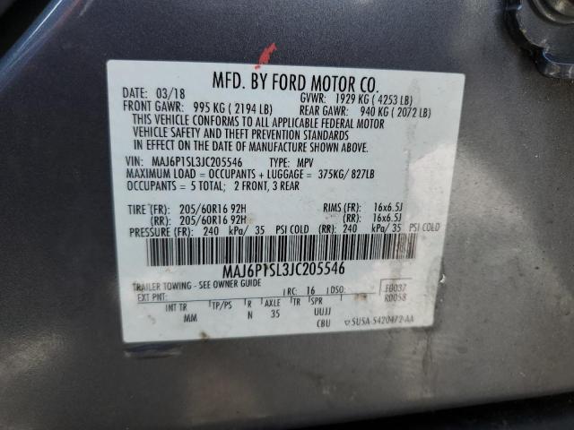 Photo 12 VIN: MAJ6P1SL3JC205546 - FORD ECOSPORT S 