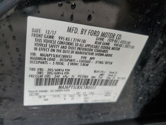 Photo 11 VIN: MAJ6P1SL8JC180451 - FORD ECOSPORT 