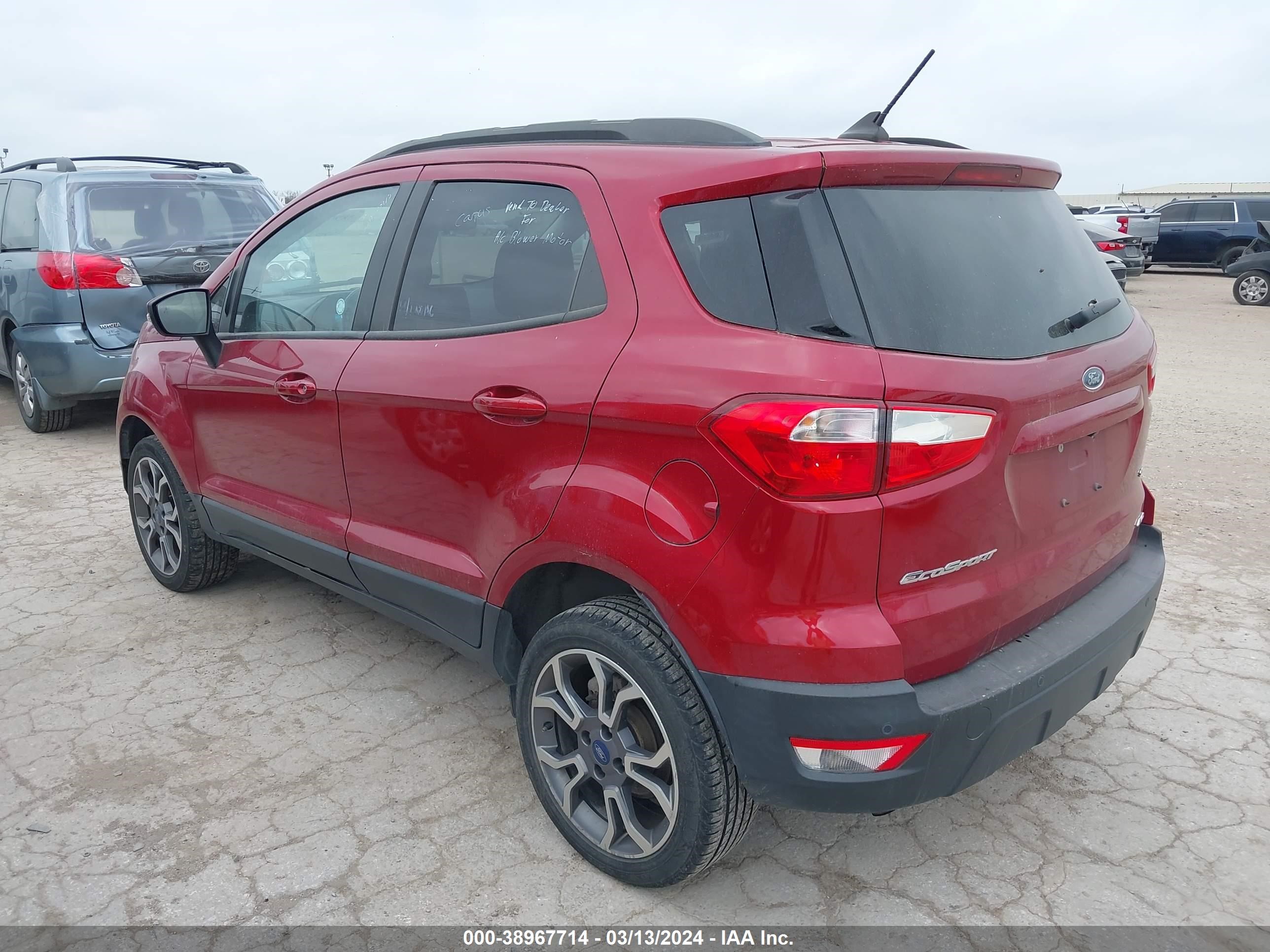 Photo 2 VIN: MAJ6P1UL0JC209860 - FORD ECOSPORT 