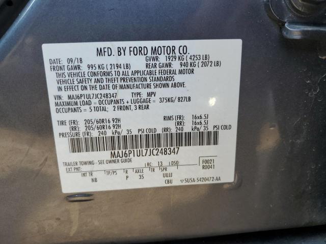 Photo 13 VIN: MAJ6P1UL7JC248347 - FORD ECOSPORT S 