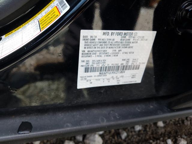 Photo 9 VIN: MAJ6P1UL9JC215804 - FORD ECOSPORT S 