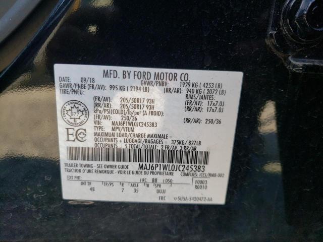 Photo 9 VIN: MAJ6P1WL0JC245383 - FORD ECOSPORT T 