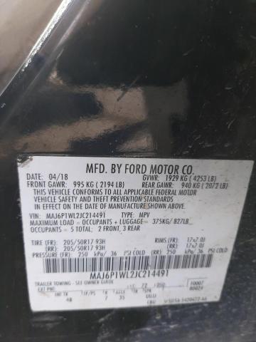 Photo 11 VIN: MAJ6P1WL2JC214491 - FORD ECOSPORT 