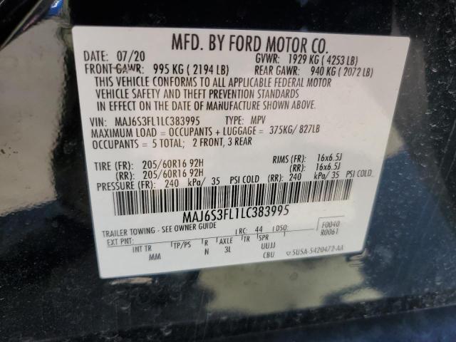 Photo 13 VIN: MAJ6S3FL1LC383995 - FORD ECOSPORT 