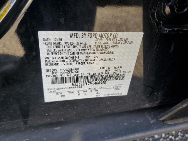 Photo 9 VIN: MAJ6S3FL2MC408548 - FORD ECOSPORT S 