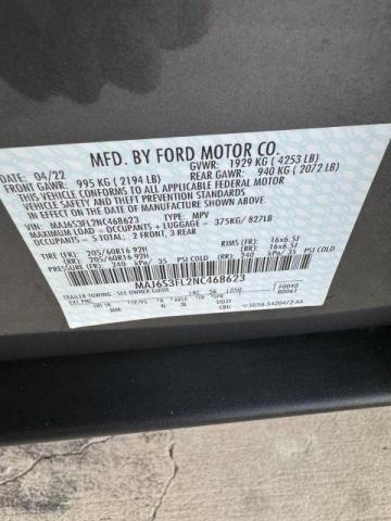 Photo 9 VIN: MAJ6S3FL2NC468623 - FORD ECOSPORT 