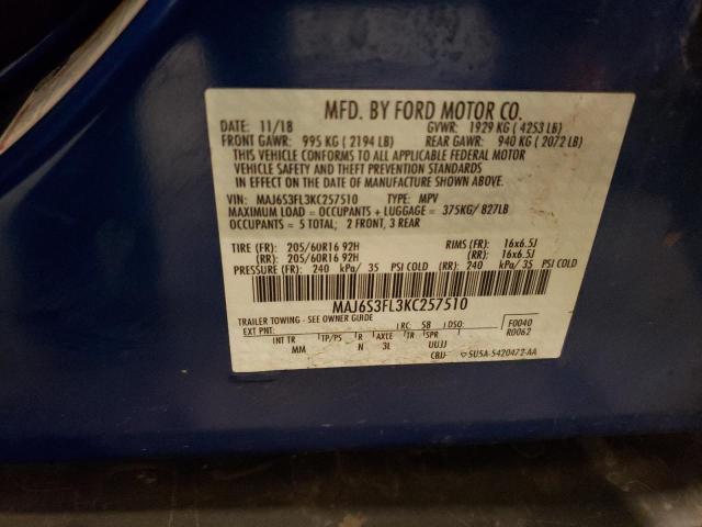 Photo 11 VIN: MAJ6S3FL3KC257510 - FORD ECOSPORT S 