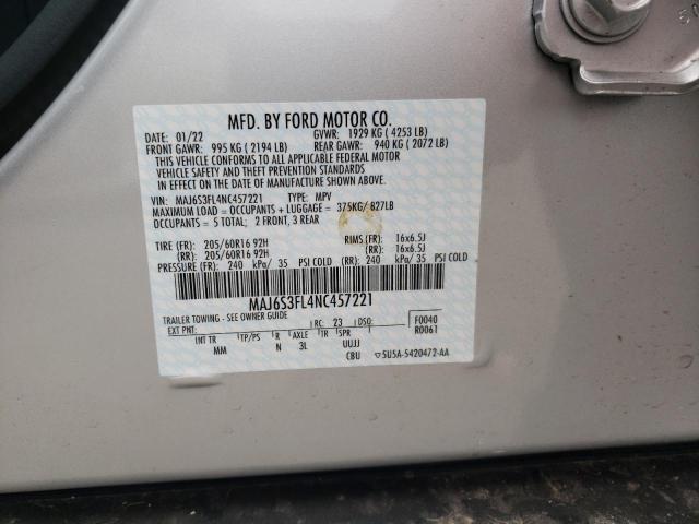 Photo 9 VIN: MAJ6S3FL4NC457221 - FORD ECOSPORT S 