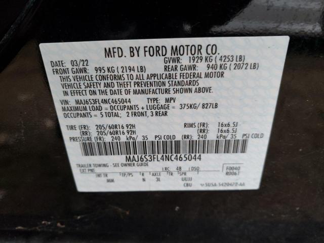 Photo 11 VIN: MAJ6S3FL4NC465044 - FORD ECOSPORT 