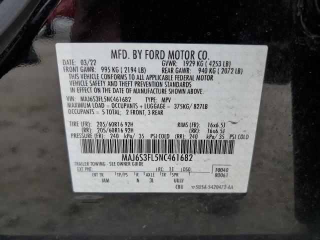 Photo 13 VIN: MAJ6S3FL5NC461682 - FORD ECOSPORT S 