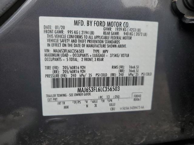 Photo 13 VIN: MAJ6S3FL6LC356503 - FORD ECOSPORT 