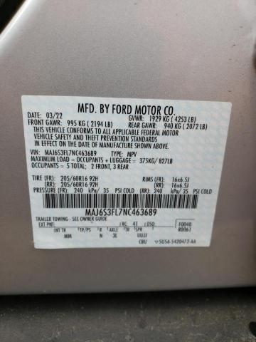 Photo 11 VIN: MAJ6S3FL7NC463689 - FORD ECOSPORT S 