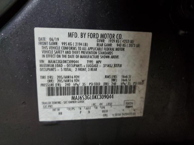 Photo 12 VIN: MAJ6S3GL0KC309044 - FORD ECOSPORT S 