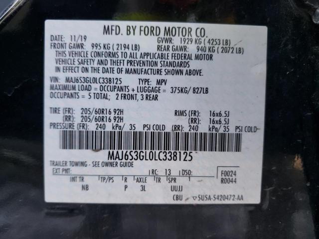 Photo 13 VIN: MAJ6S3GL0LC338125 - FORD ECOSPORT 