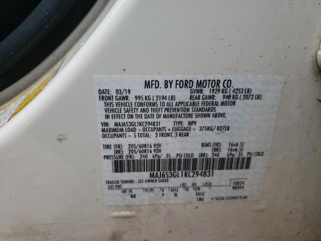 Photo 9 VIN: MAJ6S3GL1KC294831 - FORD ECOSPORT S 