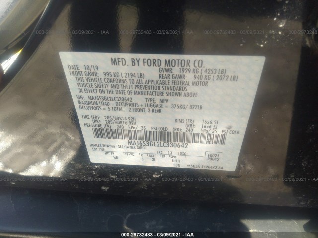 Photo 8 VIN: MAJ6S3GL2LC330642 - FORD ECOSPORT 