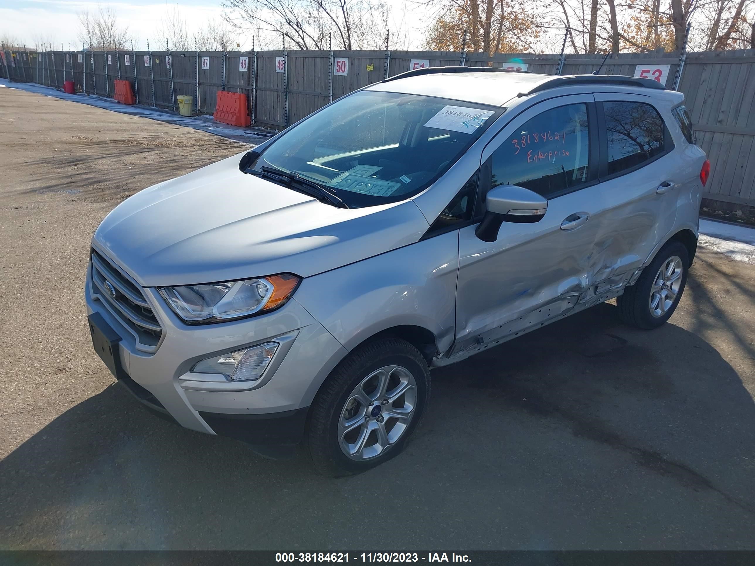 Photo 1 VIN: MAJ6S3GL2MC427762 - FORD ECOSPORT 