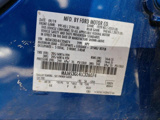 Photo 12 VIN: MAJ6S3GL4LC326074 - FORD ECOSPORT 