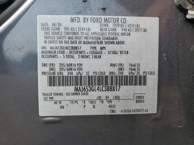 Photo 12 VIN: MAJ6S3GL4LC388817 - FORD ECOSPORT S 