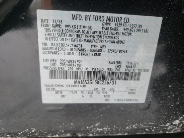 Photo 9 VIN: MAJ6S3GL5KC256731 - FORD ECOSPORT S 