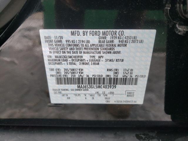 Photo 9 VIN: MAJ6S3GL5MC403939 - FORD ECOSPORT S 