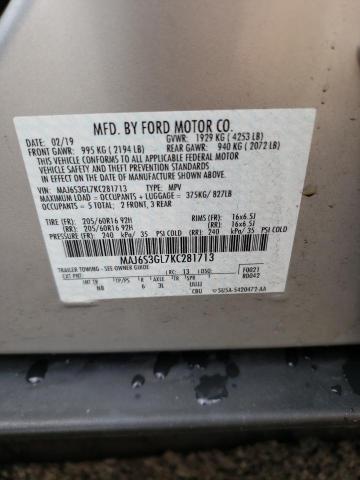 Photo 9 VIN: MAJ6S3GL7KC281713 - FORD ECOSPORT S 