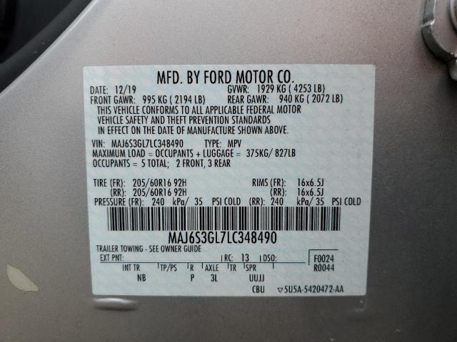 Photo 12 VIN: MAJ6S3GL7LC348490 - FORD ECOSPORT S 