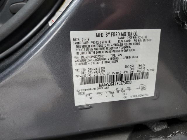 Photo 12 VIN: MAJ6S3GL9KC275833 - FORD ECOSPORT 