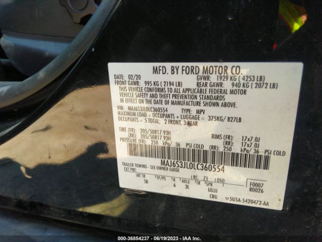 Photo 8 VIN: MAJ6S3JL0LC360554 - FORD ECOSPORT 