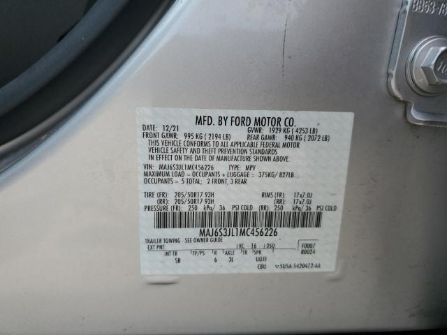 Photo 12 VIN: MAJ6S3JL1MC456226 - FORD ECOSPORT S 