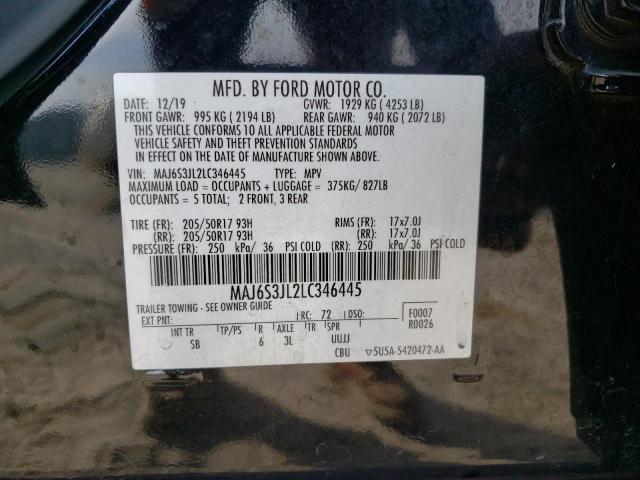 Photo 12 VIN: MAJ6S3JL2LC346445 - FORD ECOSPORT S 