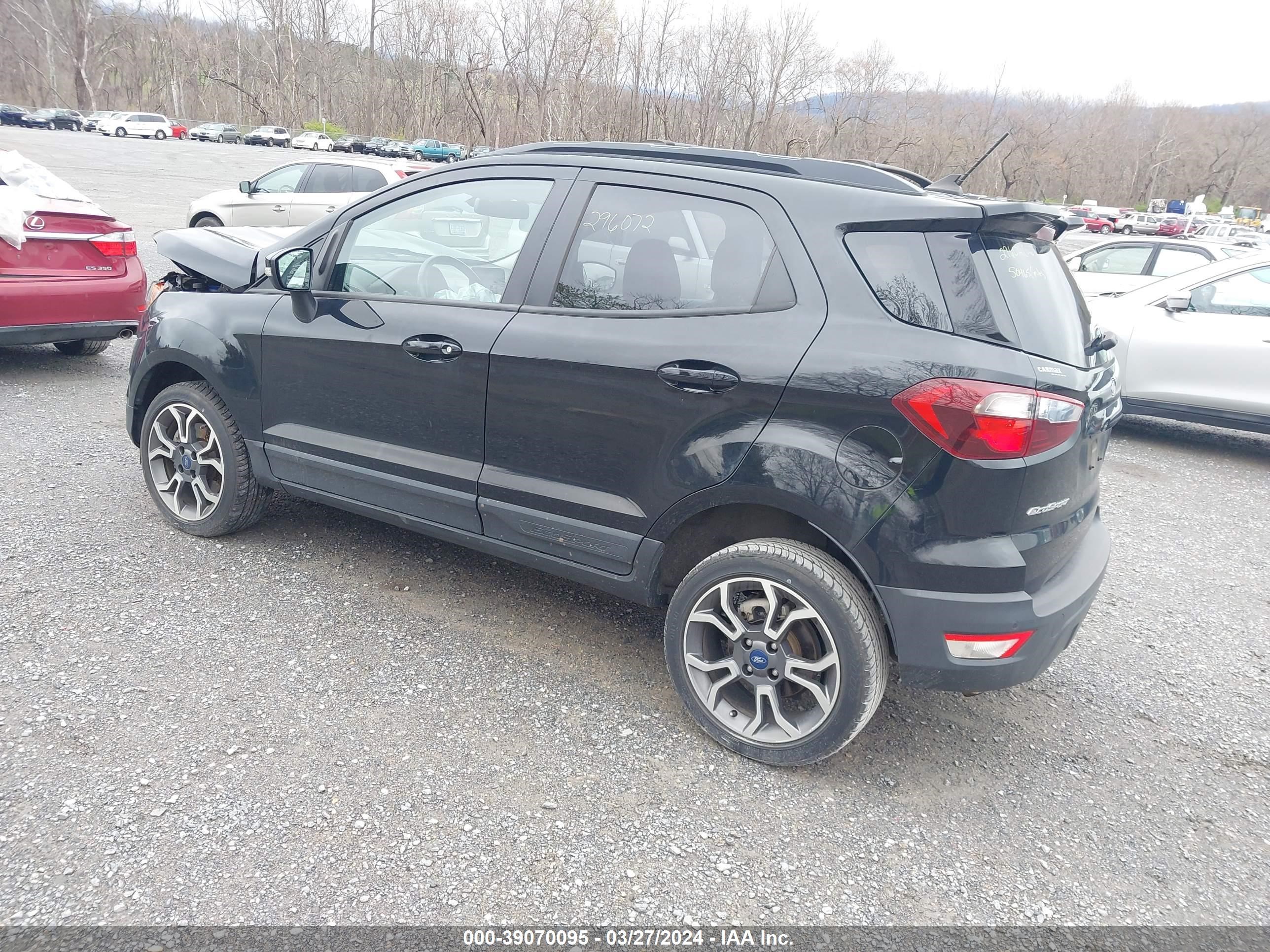 Photo 2 VIN: MAJ6S3JL3KC296072 - FORD ECOSPORT 