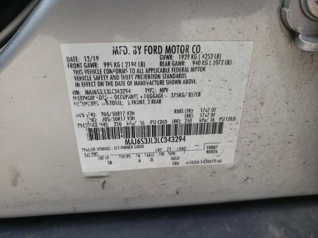 Photo 9 VIN: MAJ6S3JL3LC343294 - FORD ECOSPORT S 