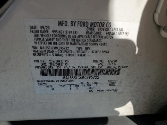 Photo 12 VIN: MAJ6S3JL3MC395722 - FORD ECOSPORT S 