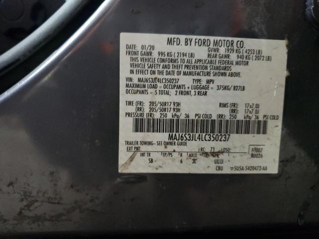 Photo 11 VIN: MAJ6S3JL4LC350237 - FORD ECOSPORT 